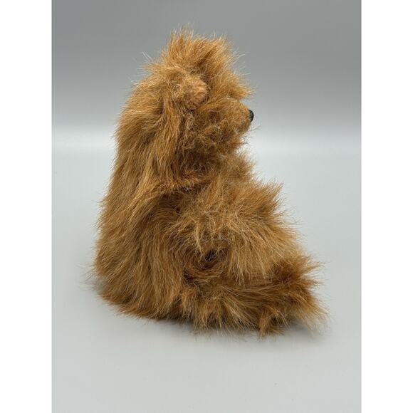 Russ Teddy Bear Grizz Brown Furry Plush 8 Inch Stuffed Animal - Picture 6 of 9